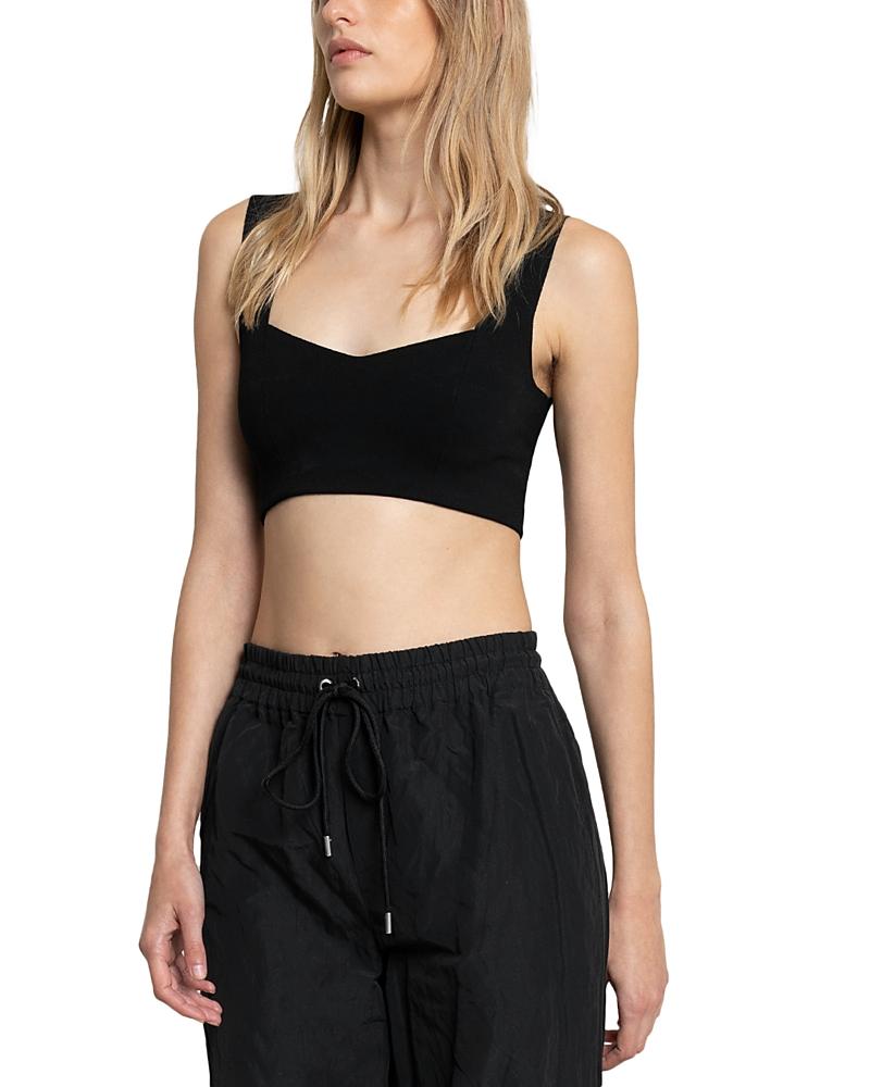 Womens Jordana Knit Crop Top Product Image