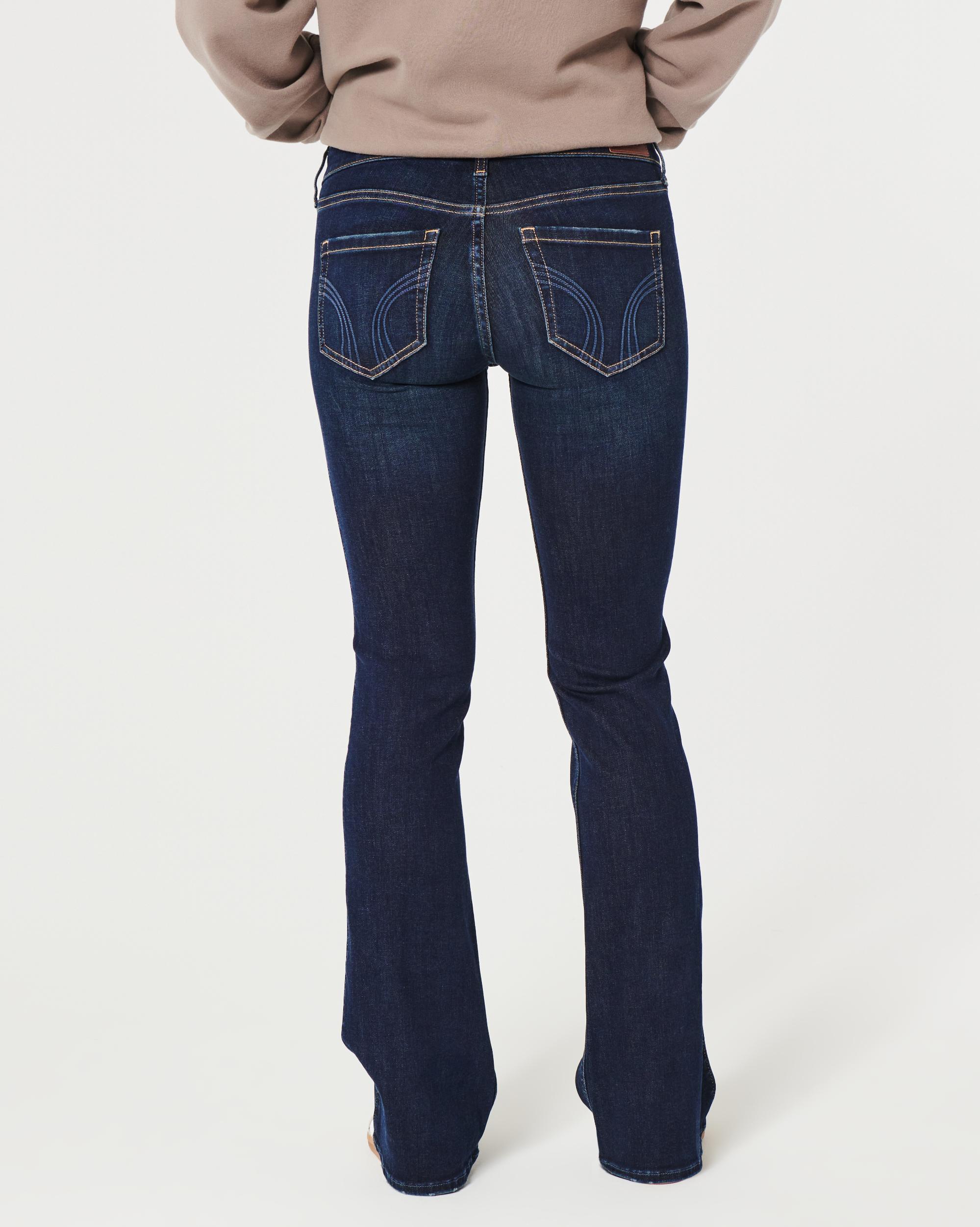 Low-Rise Dark Wash Boot Jeans Product Image