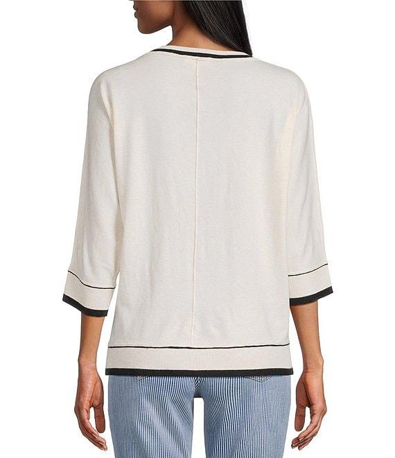 Westbound Heather Long Sleeve Crew Neck Sweater Product Image