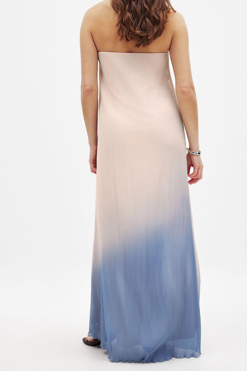 Plisse Maxi Tube Dress Product Image