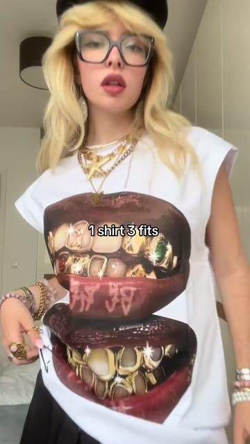 Sopula Men's Gemstone Lip Graphic Sleeveless Shirt Tank Tops Product Image