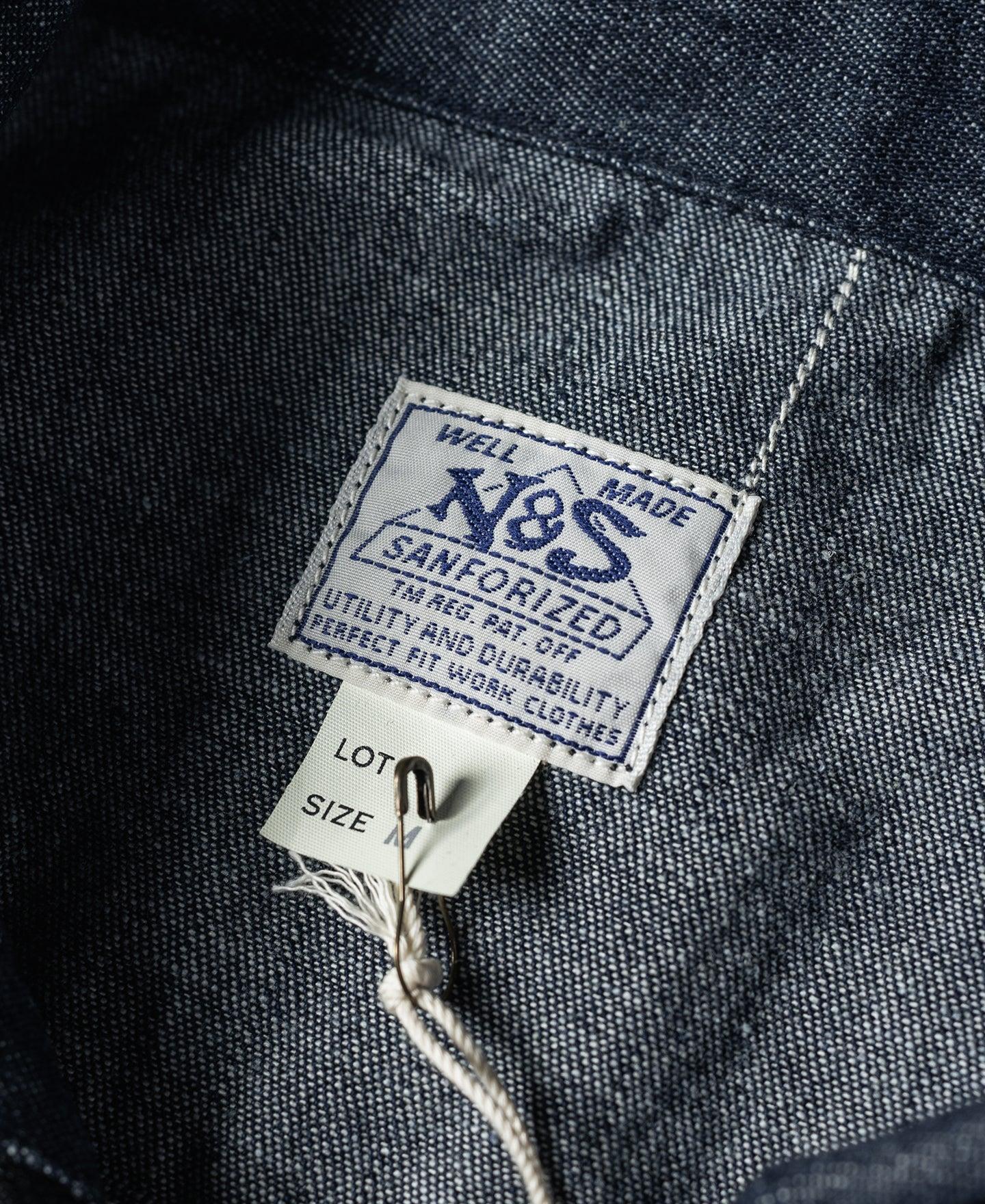 1960s Zip Up Denim Work Jacket Product Image