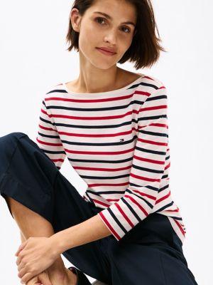 Stripe Boatneck T-Shirt Product Image