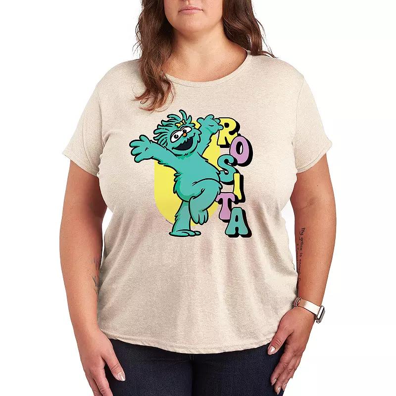 Plus Sesame Street Rosita Hands Up Graphic Tee, Women's,  Product Image