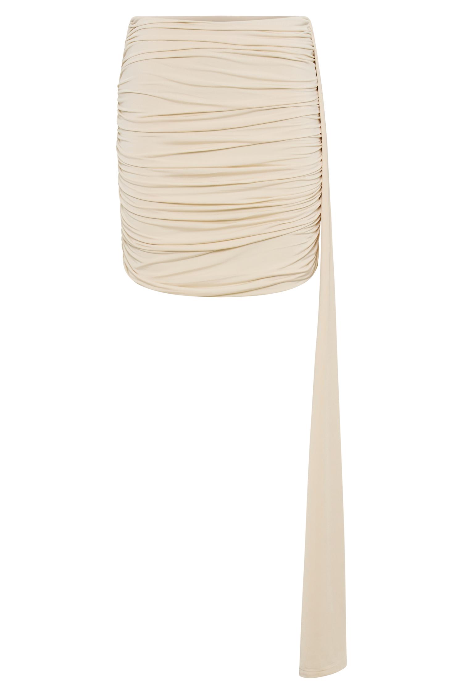 Wren Slinky Mini Skirt - Buttercream Product Image