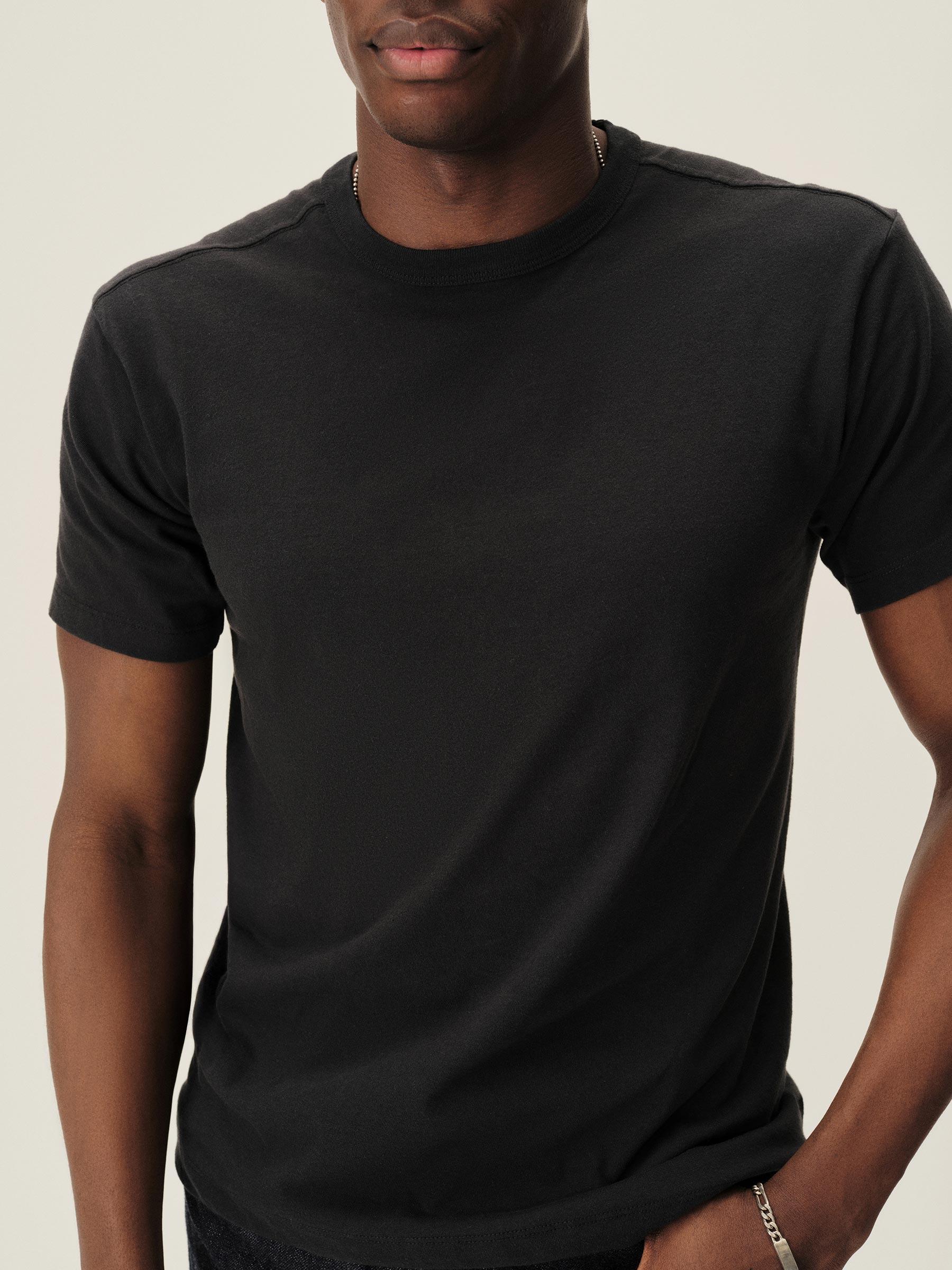 Black Toughknit Tubular Tee 2-Pack Product Image