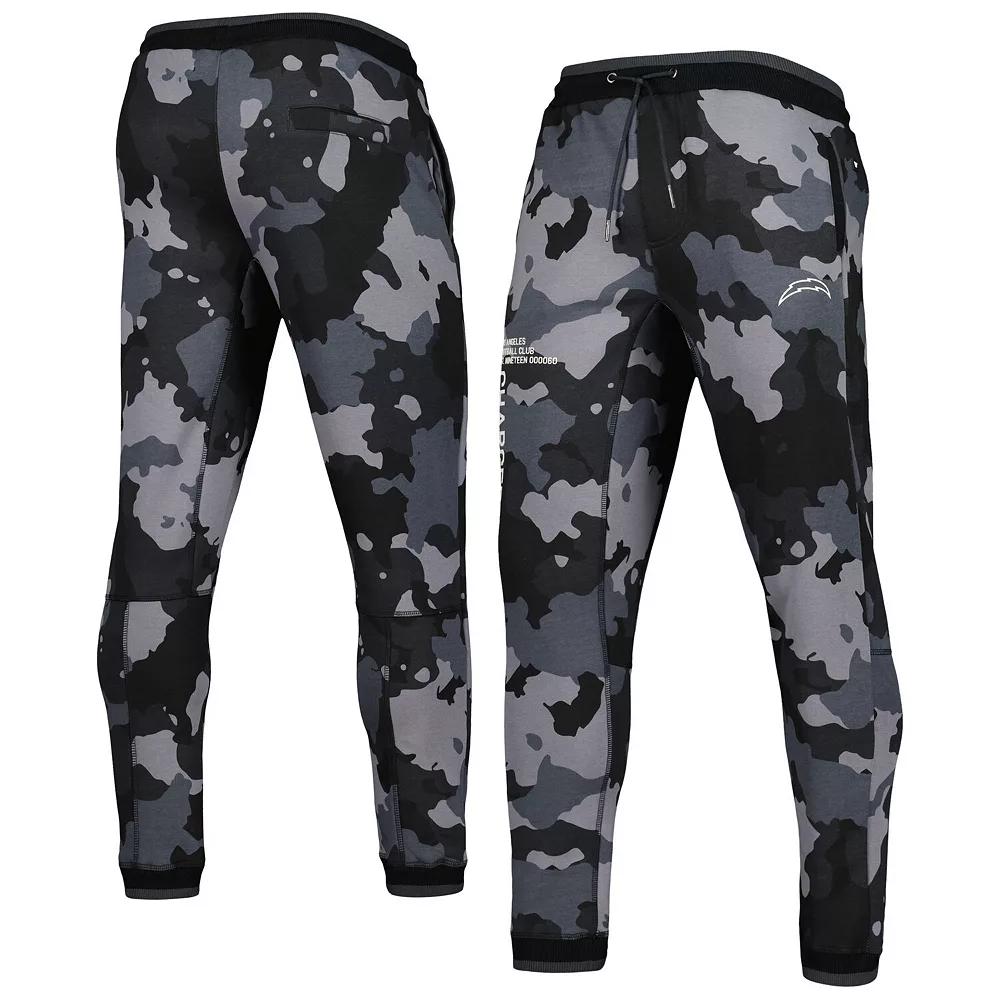 Unisex The Wild Collective Black Los Angeles Chargers Camo Jogger Pants, Men's,  Product Image