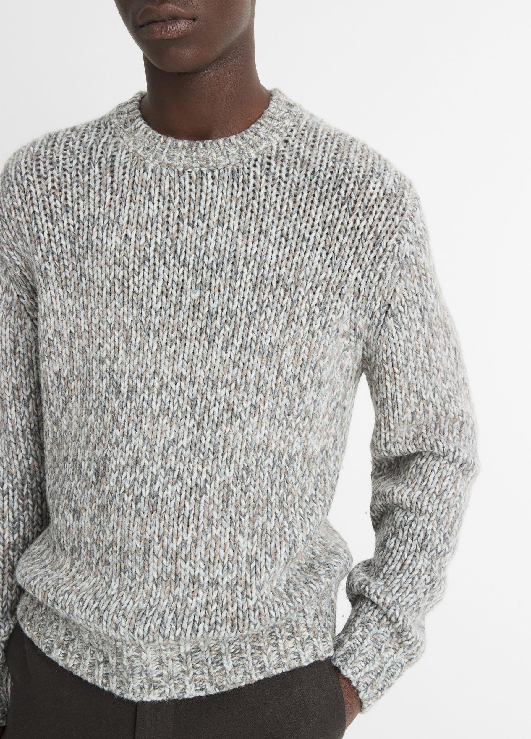 Homespun Marled Crew Neck Sweater Product Image