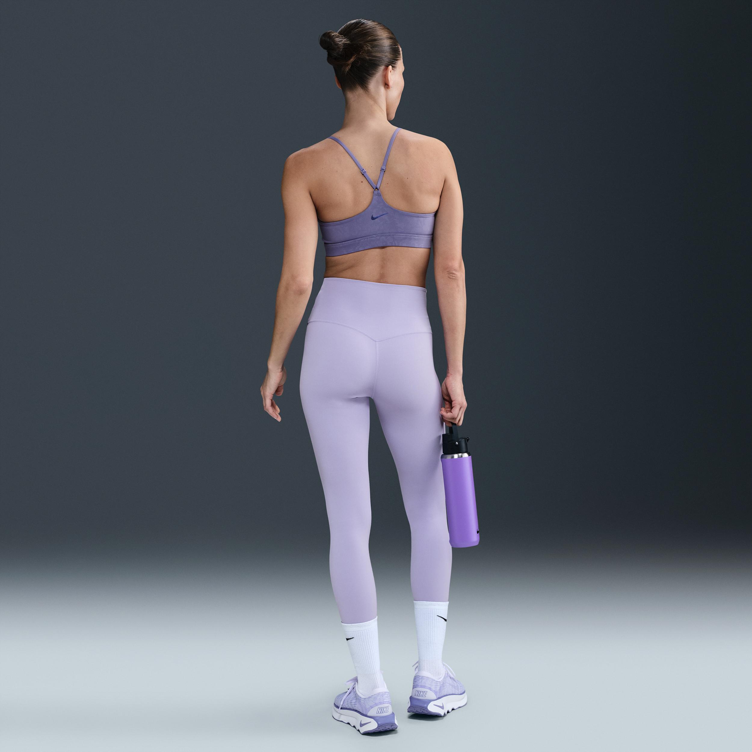 Nike Womens Indy Light Support Padded Floral Sports Bra | HV1205-527 Product Image