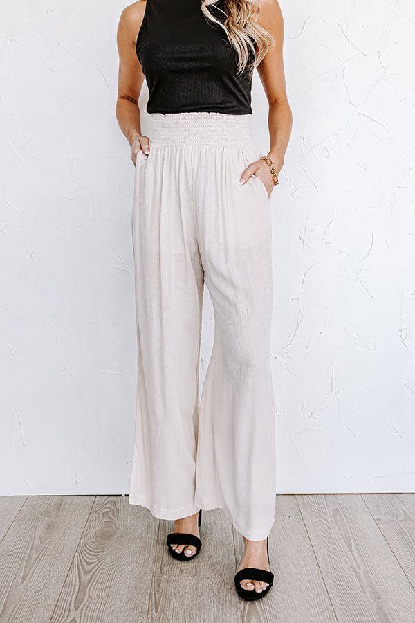 Urban Wonders High Waist Pants In Birch Product Image