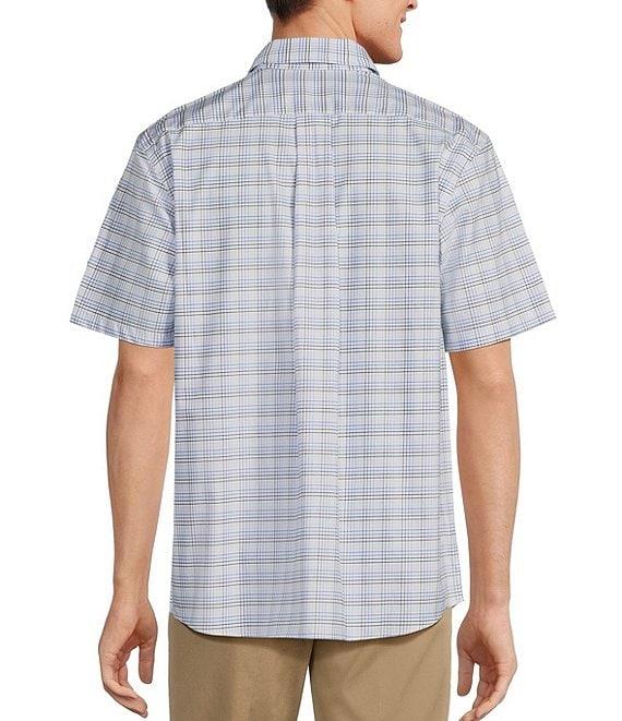 Roundtree & Yorke TravelSmart Easy Care Short Sleeve Twill Check Small Print Shirt Product Image