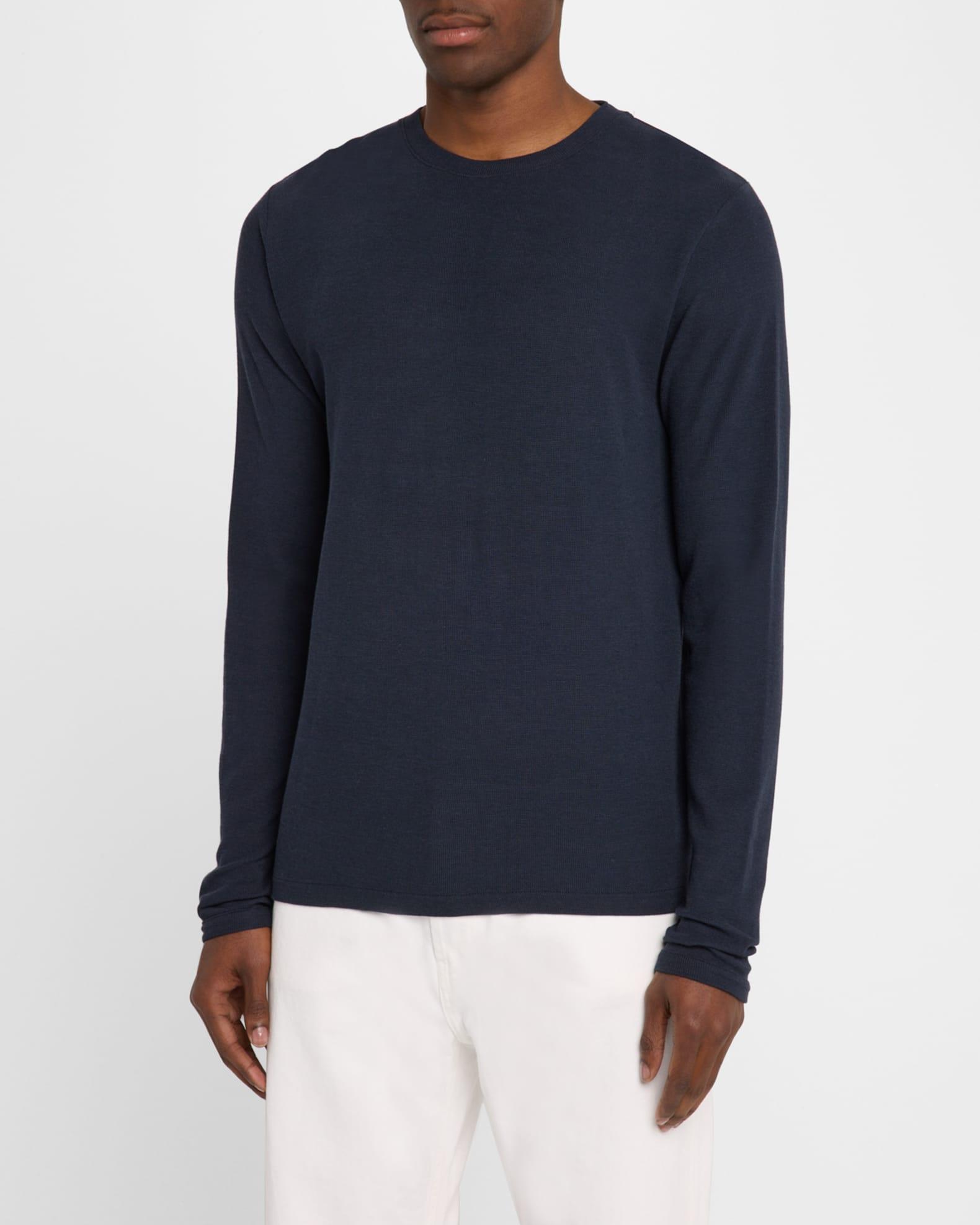 Men's Wool Quarter-Zip Polo Sweater Product Image