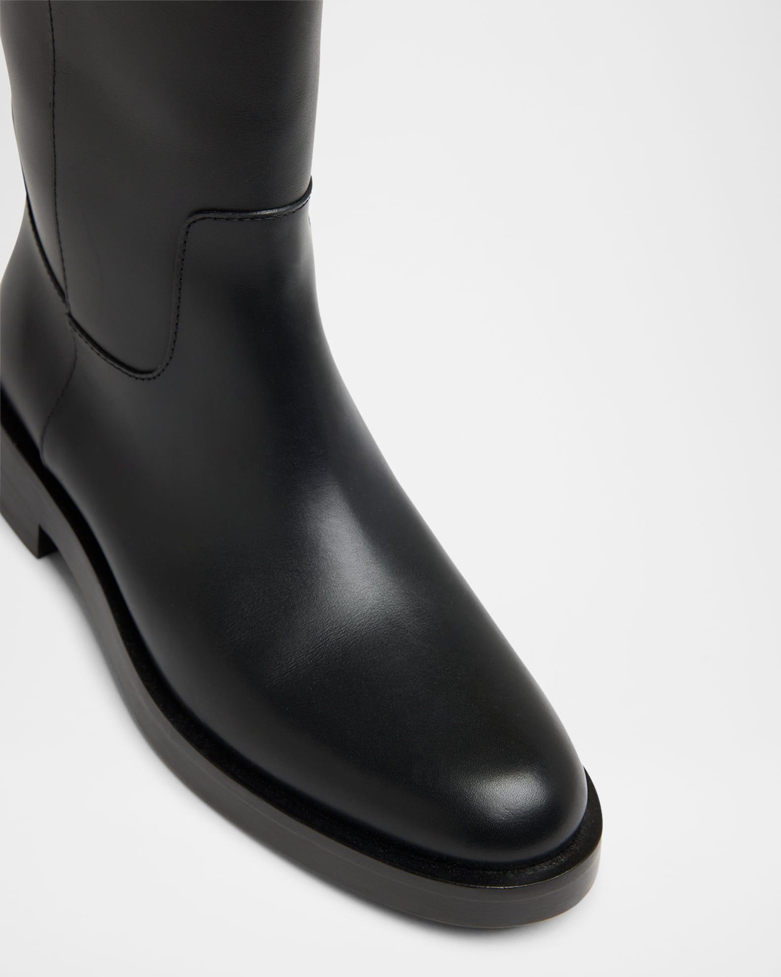 VLogo Signature Leather Boots Product Image