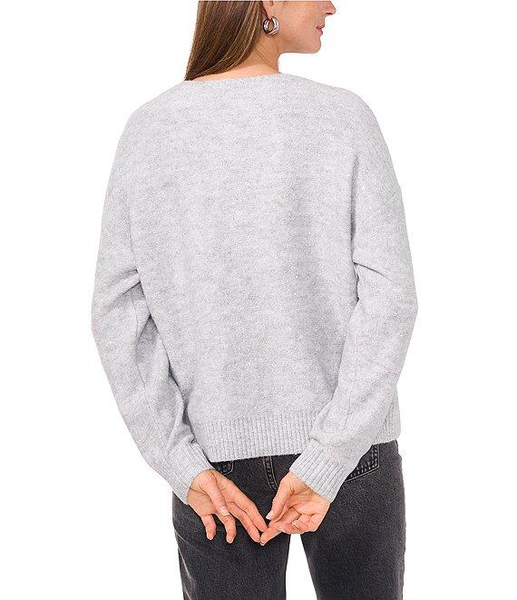 Vince Camuto V-Neck Long Sleeve Blouse Product Image