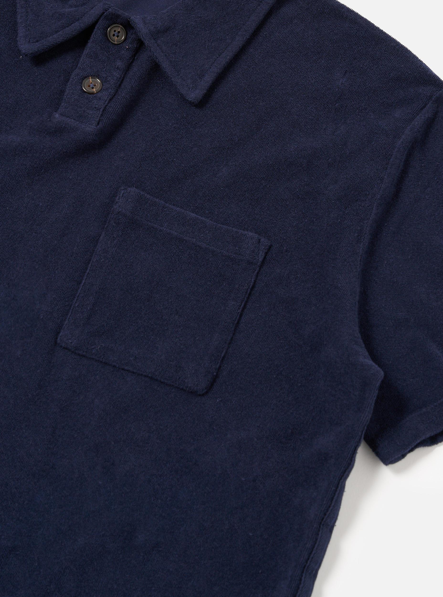Bright Navy Light Weight Terry Newlyn Polo Product Image