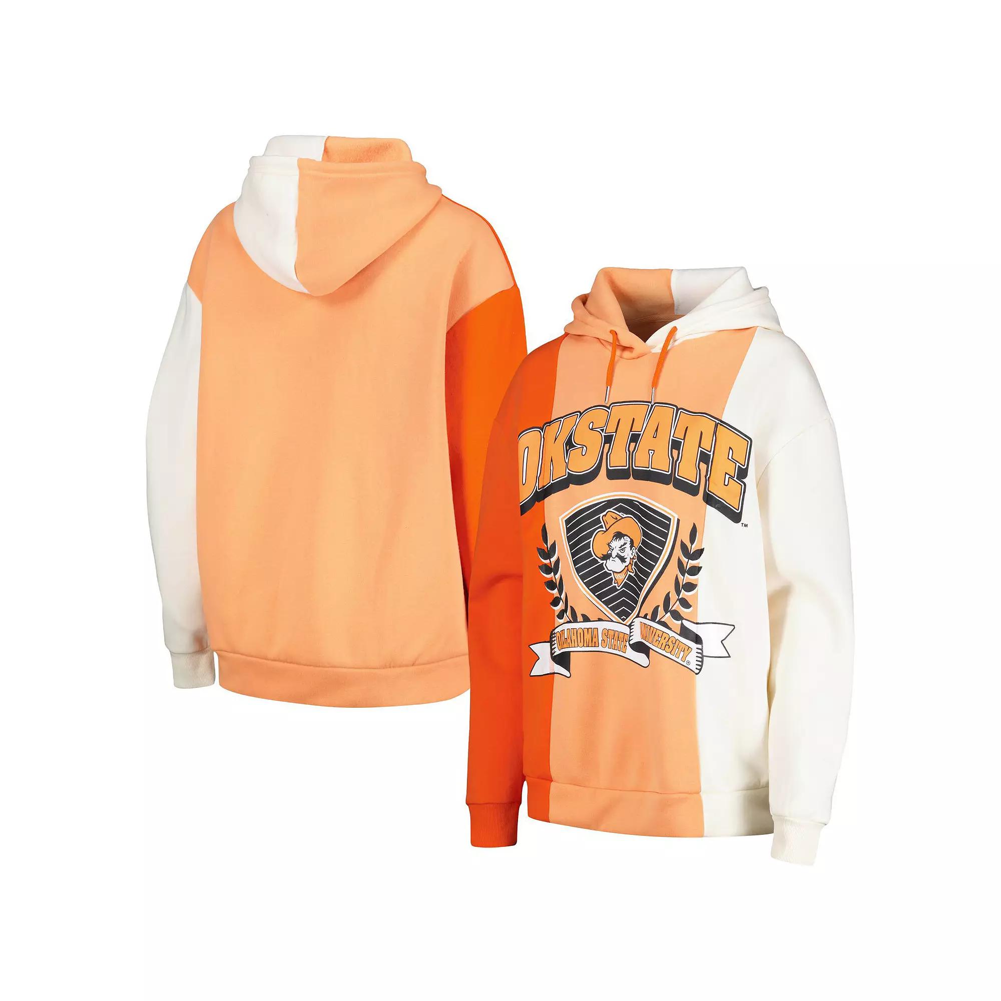 Women's Gameday Couture Orange Oklahoma State Cowboys Hall of Fame Colorblock Pullover Hoodie, Size: Small Product Image