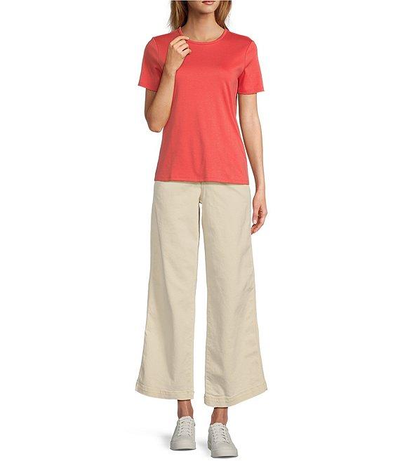 L.L.Bean Crew Neck Short Sleeve Tee Shirt Product Image