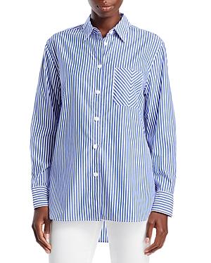 Womens Maxine Cotton Poplin Striped Shirt Product Image