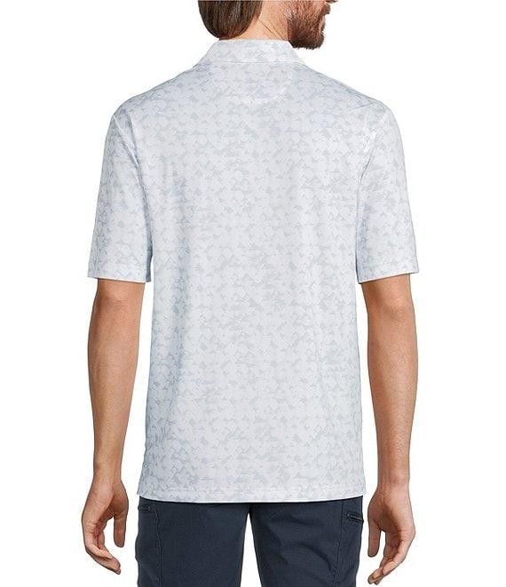 Roundtree & Yorke Performance Triangle Printed Polo Shirt Product Image