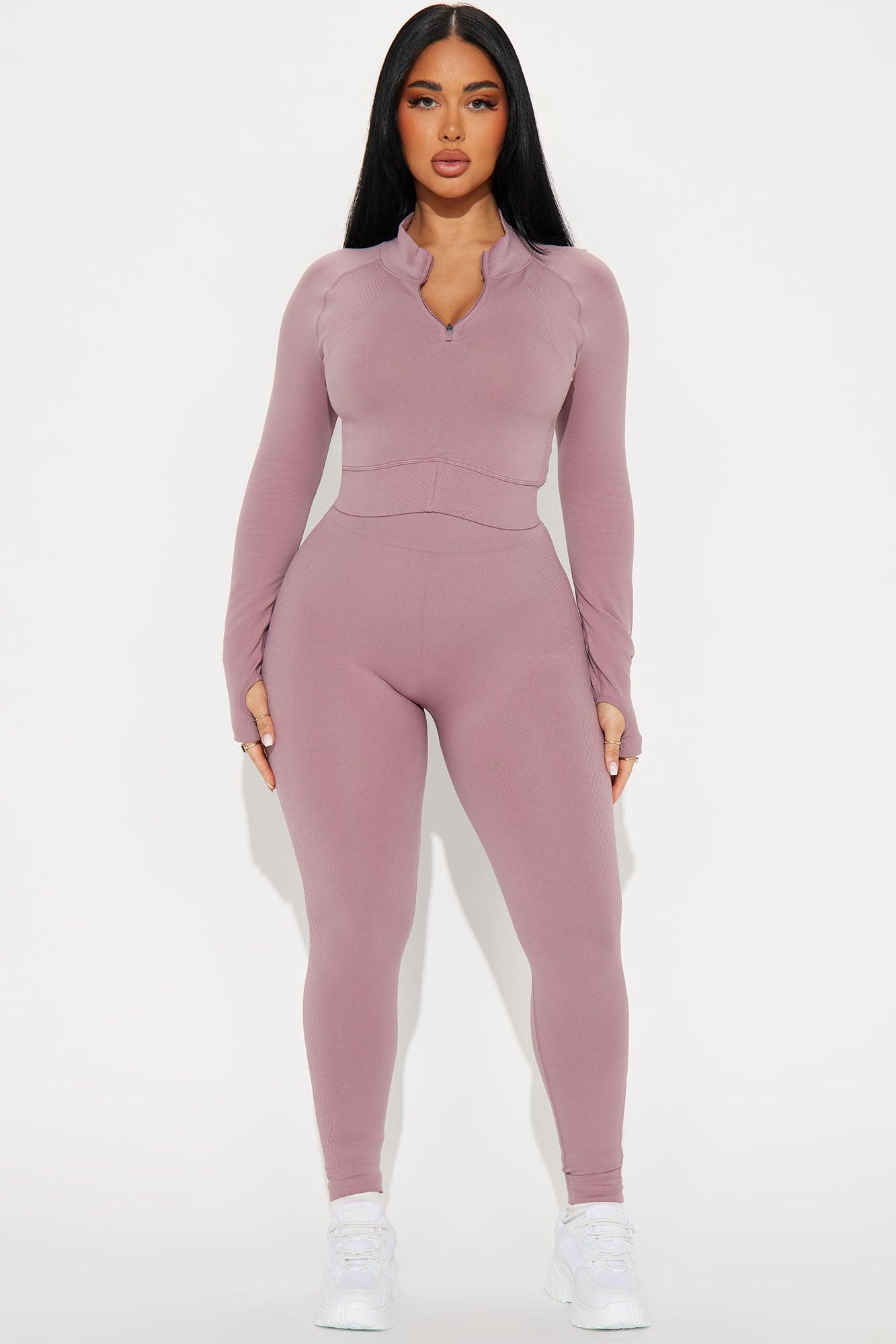 Cool Breeze Active Top - Mauve Product Image