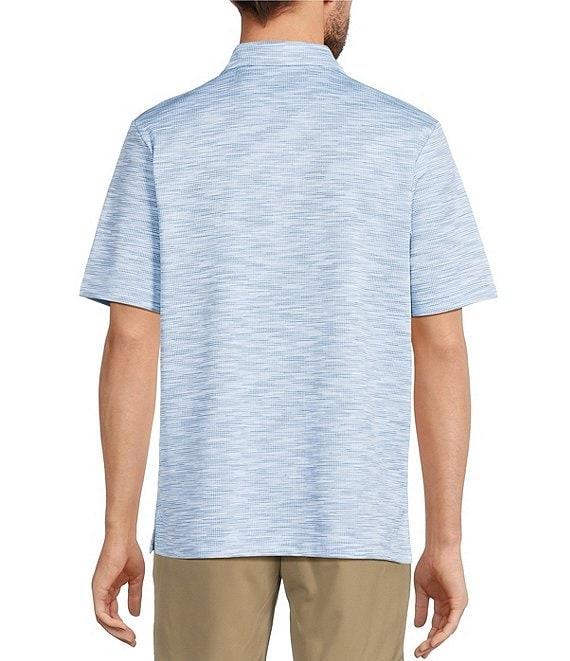 Roundtree & Yorke Performance Short Sleeve Houndstooth Jacquard Polo Shirt Product Image