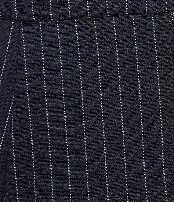 Skies Are Blue Pinstripe Sweetheart Neckline Sleeveless Coordinating Top Product Image