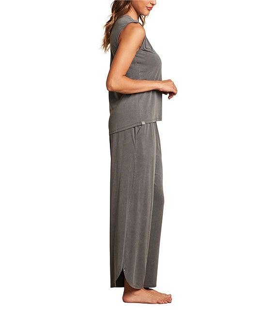 Barefoot Dreams Sand Washed Jersey Tank & Pant Coordinating Lounge Set Product Image
