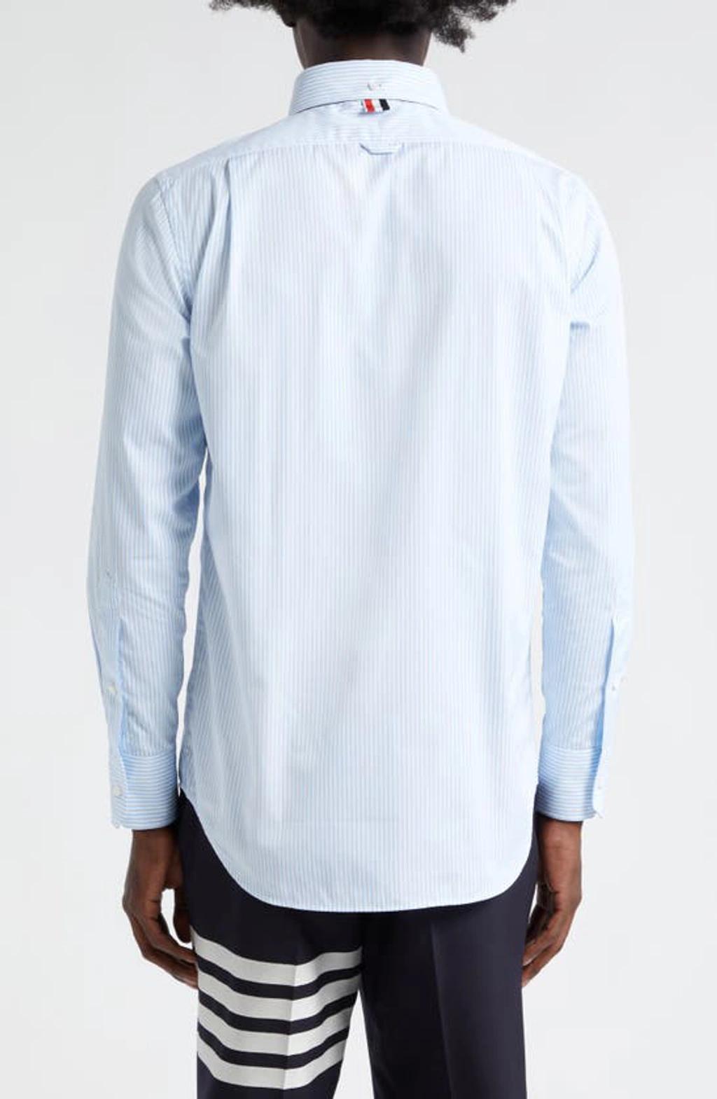 Thom Browne Men's Classic Fit Cotton Button-Down Shirt Product Image