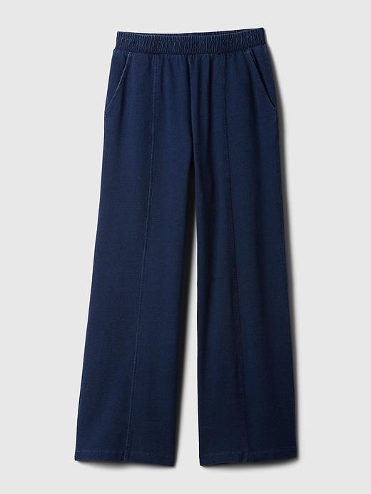 Heavyweight French Terry Seamed Wide-Leg Sweatpants Product Image