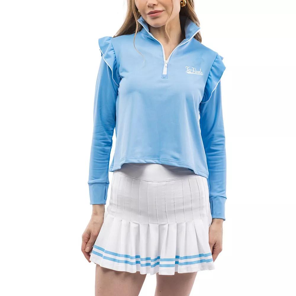 Womens Smith & Quinn Carolina Blue North Carolina Tar Heels Tailgate Grayson Quarter-Zip Top Product Image