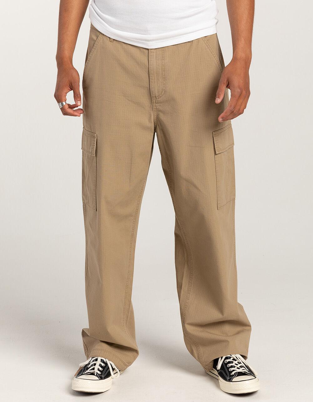 RSQ Mens Loose Cargo Ripstop Pants - ACORN Product Image