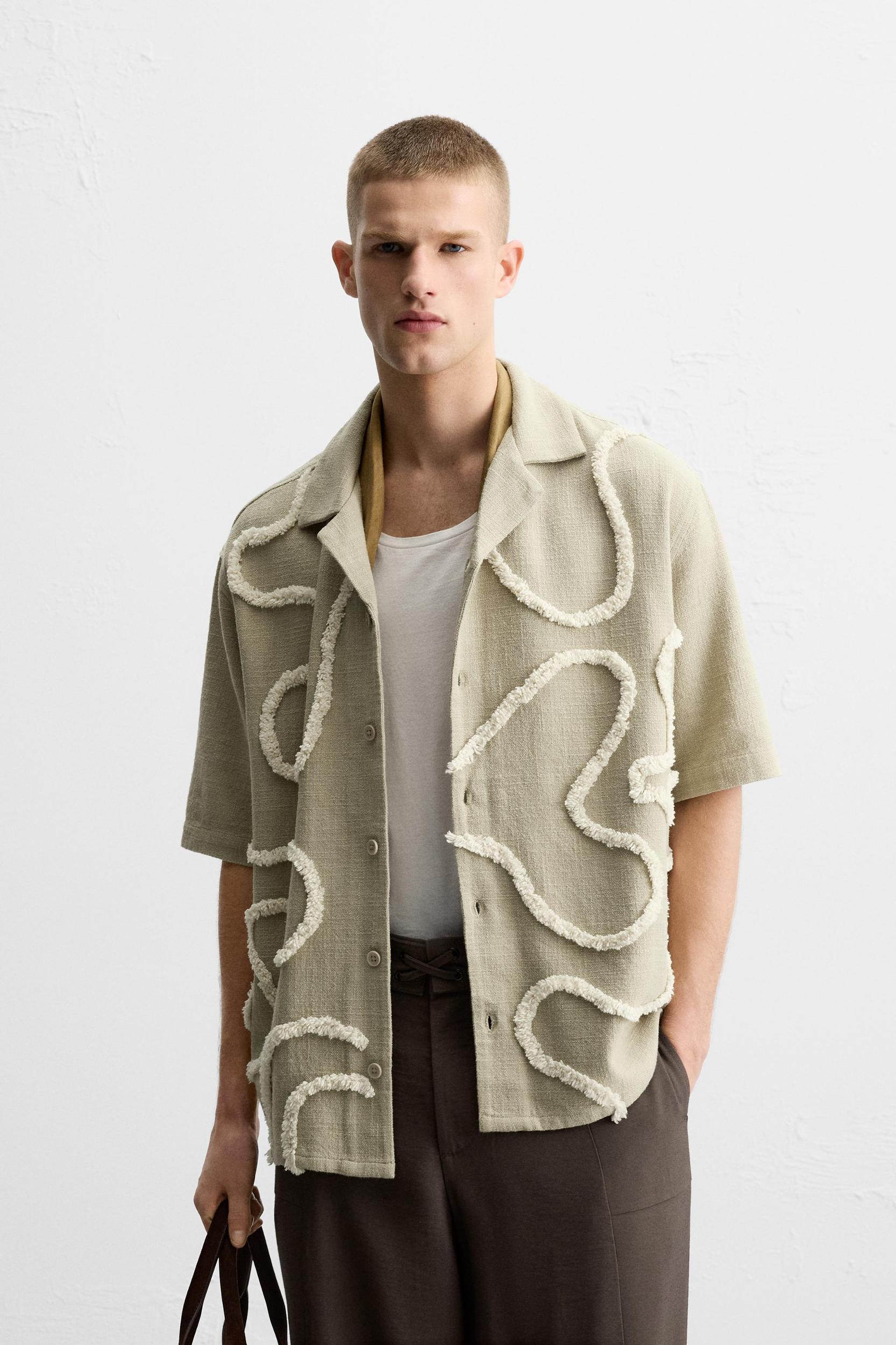 TEXTURED RELAXED FIT SHIRT Product Image