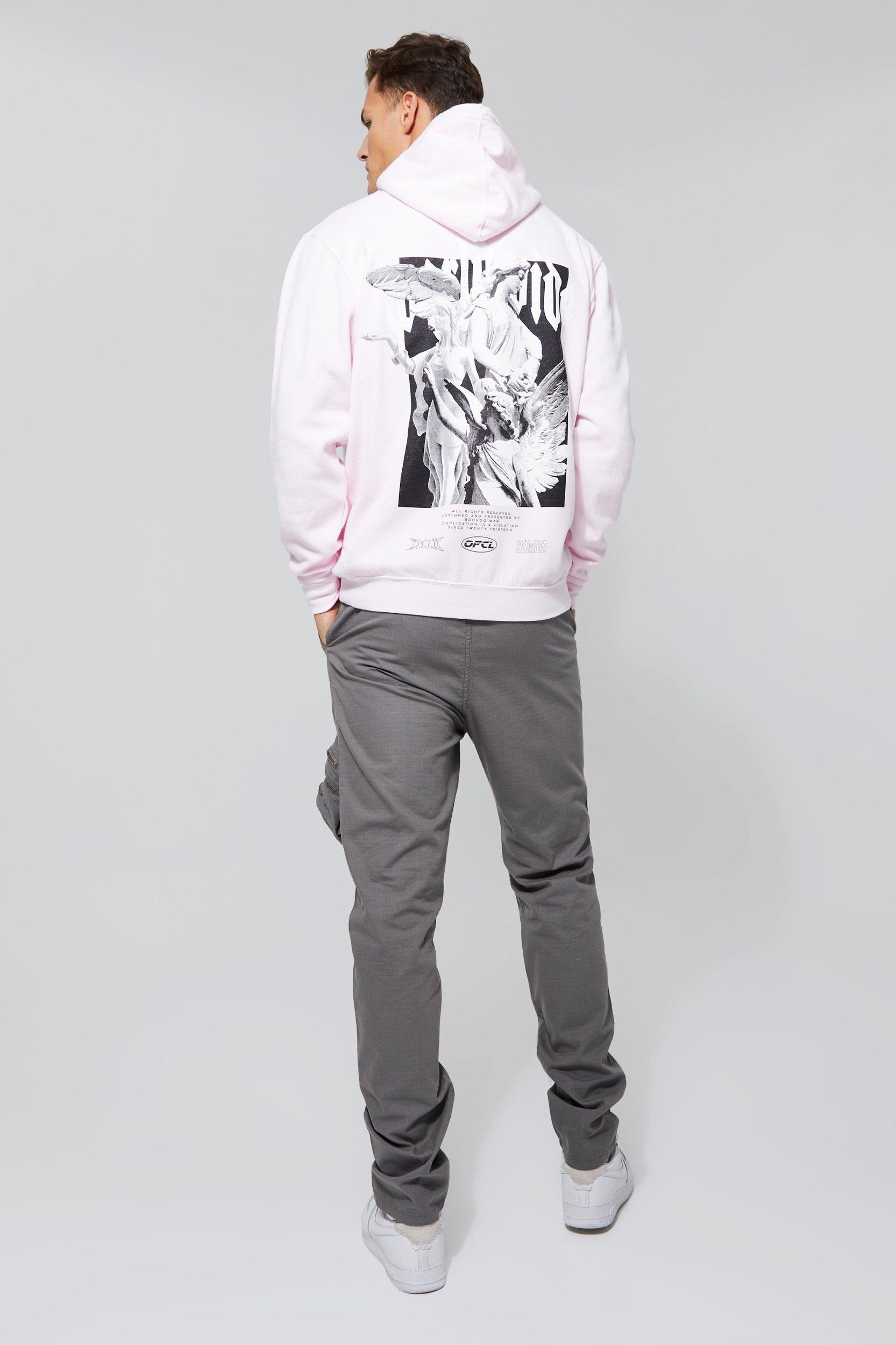 Tall Slim Fit Smart 3d Zip Cargo Pants | boohooMAN USA Product Image