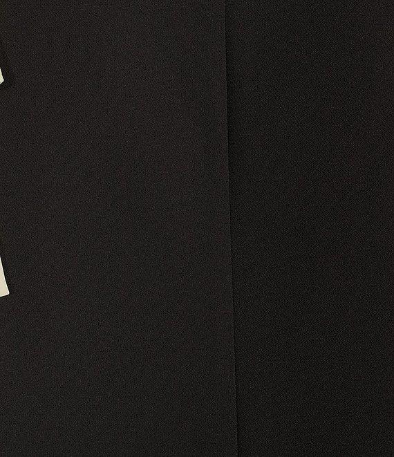 Abbey Glass Michelle High Boat Neck Sleeveless Bow Shoulder Detail Shift Dress Product Image