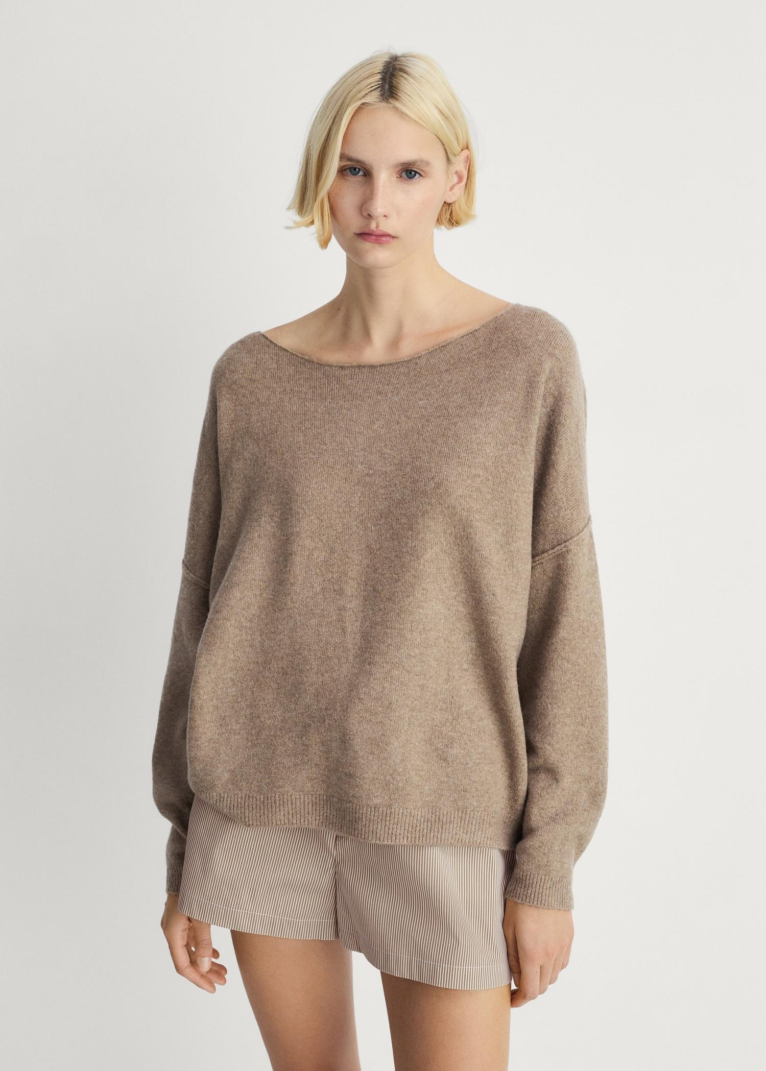 Oversize knit sweater - Women | MANGO USA Product Image