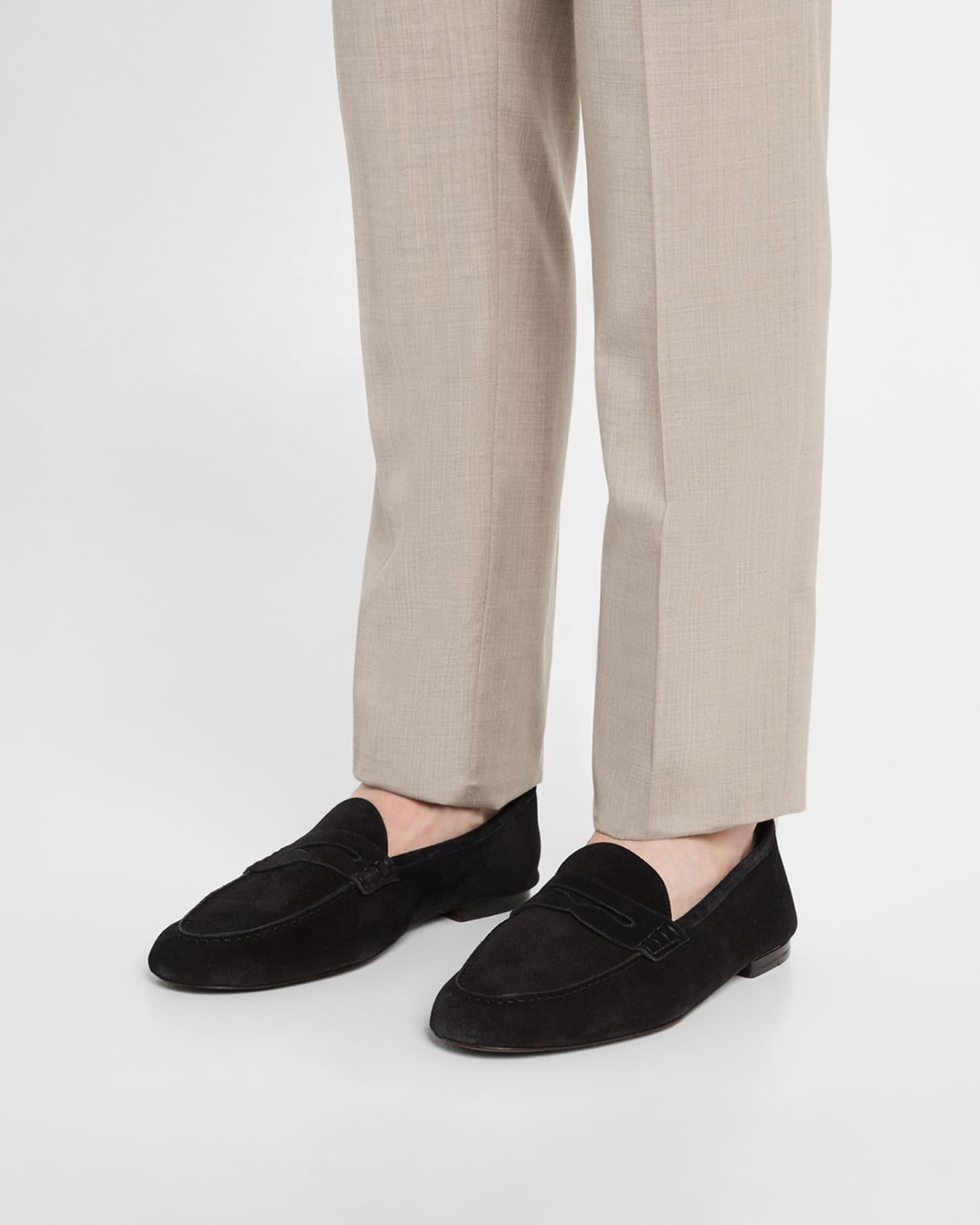 Men's Collins Suede Penny Loafers Product Image