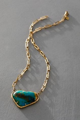 Elisabeth Bell Turquoise Love Necklace Product Image