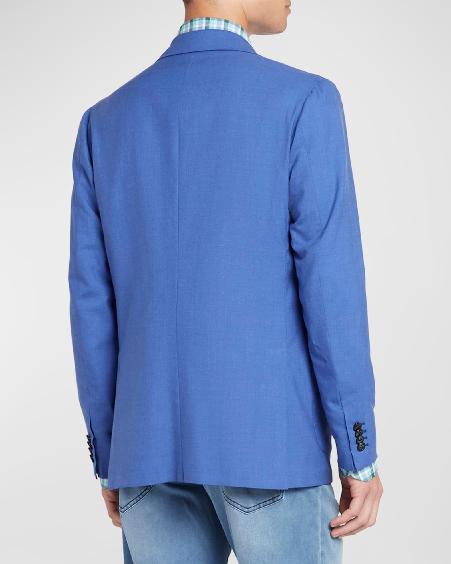 Men's Washed Solid Cashmere-Silk Sport Coat Product Image