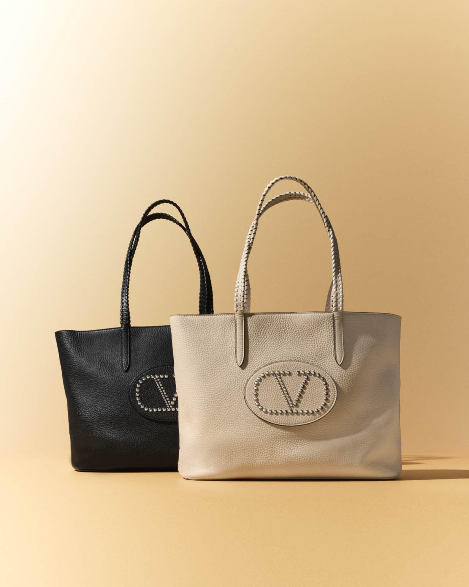 Avec Toi Rivet VLOGO Leather Tote Bag Product Image