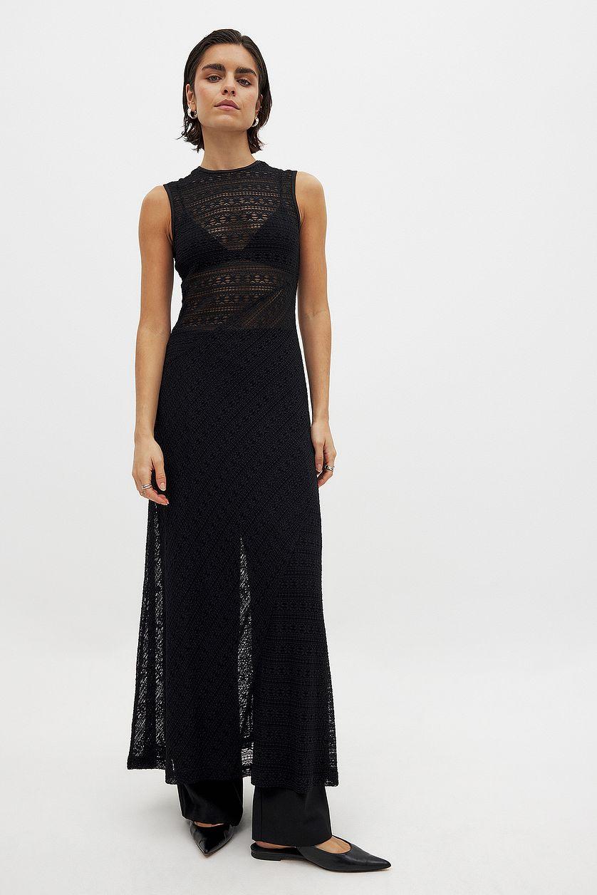 Floral Lace Midi Dress Product Image