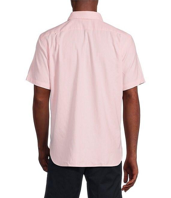 Cremieux Blue Label Solid Light Weight Oxford Short Sleeve Woven Shirt Product Image