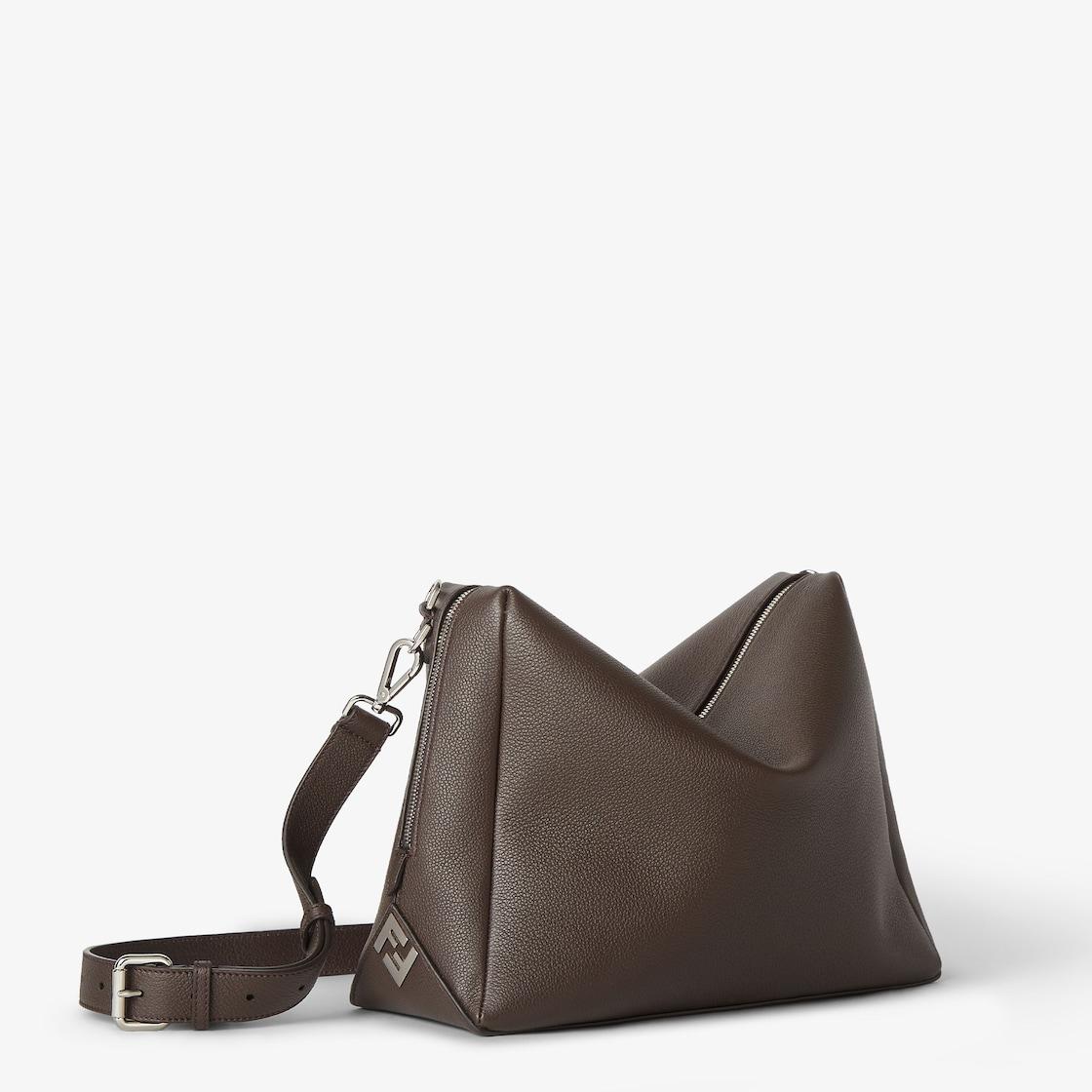 Fendi Lui LargeDark brown leather bag Product Image