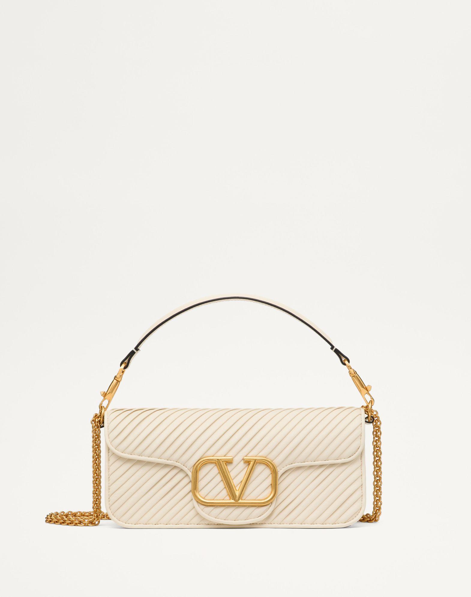 Valentino Garavani Locò Shoulder Bag In Pleated Nappa Product Image