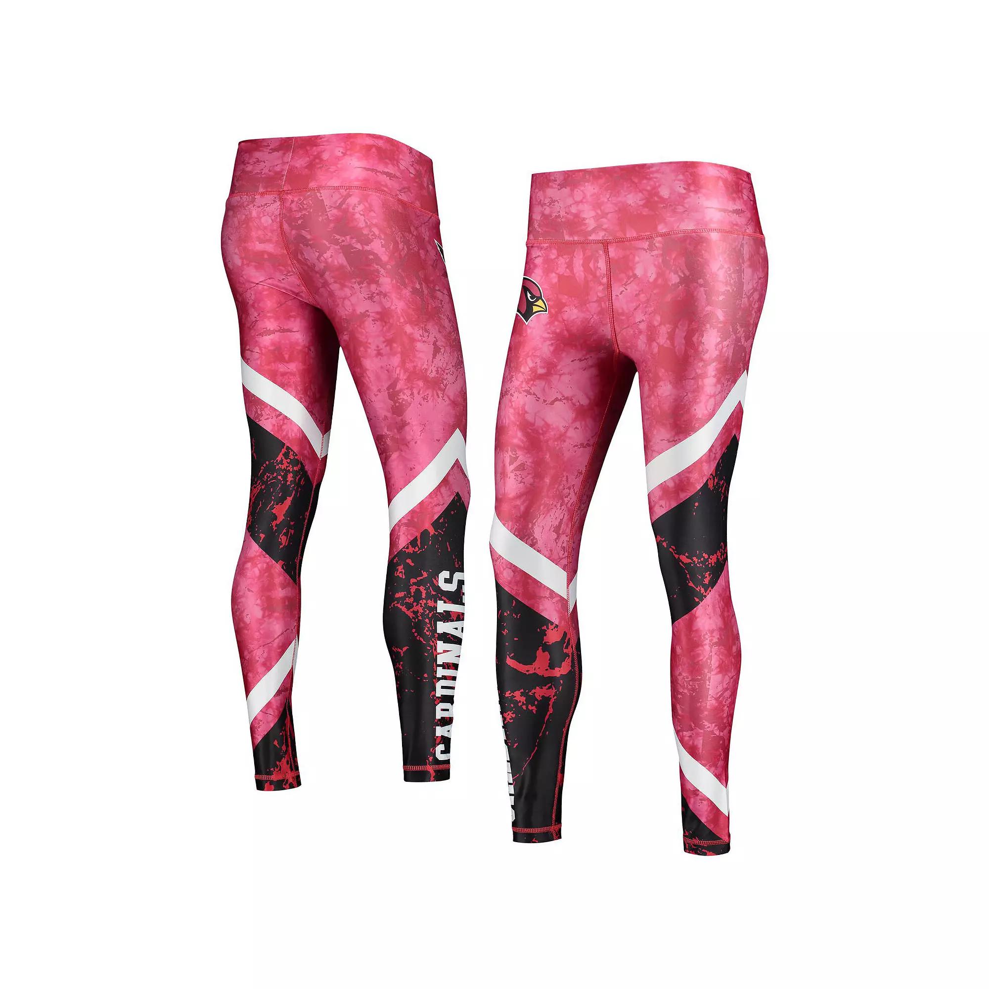 Women's Concepts Sport Cardinal/Black Arizona Cardinals Dormer Knit Sublimated Leggings,  Product Image