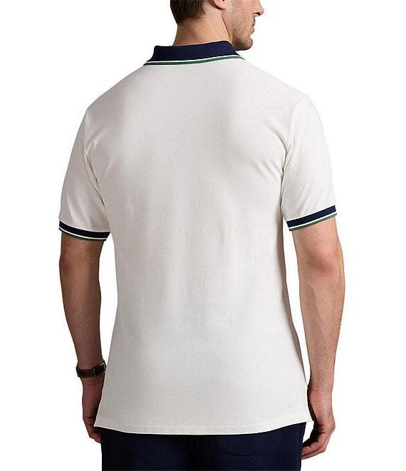 Polo Ralph Lauren Big & Tall Classic Fit Tipped Mesh Short Sleeve Polo Shirt Product Image