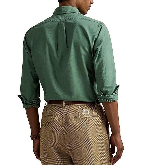 Polo Ralph Lauren Garment-Dye Oxford Classic Fit Long Sleeve Woven Shirt Product Image