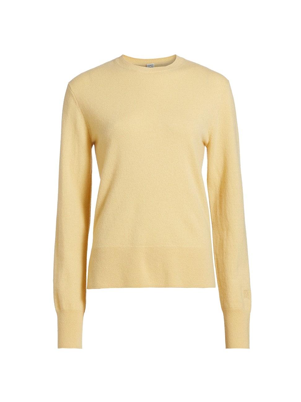 Womens Crewneck Cashmere Sweater Product Image