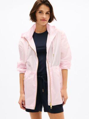 Water-Repellent Hooded Windbreaker Product Image