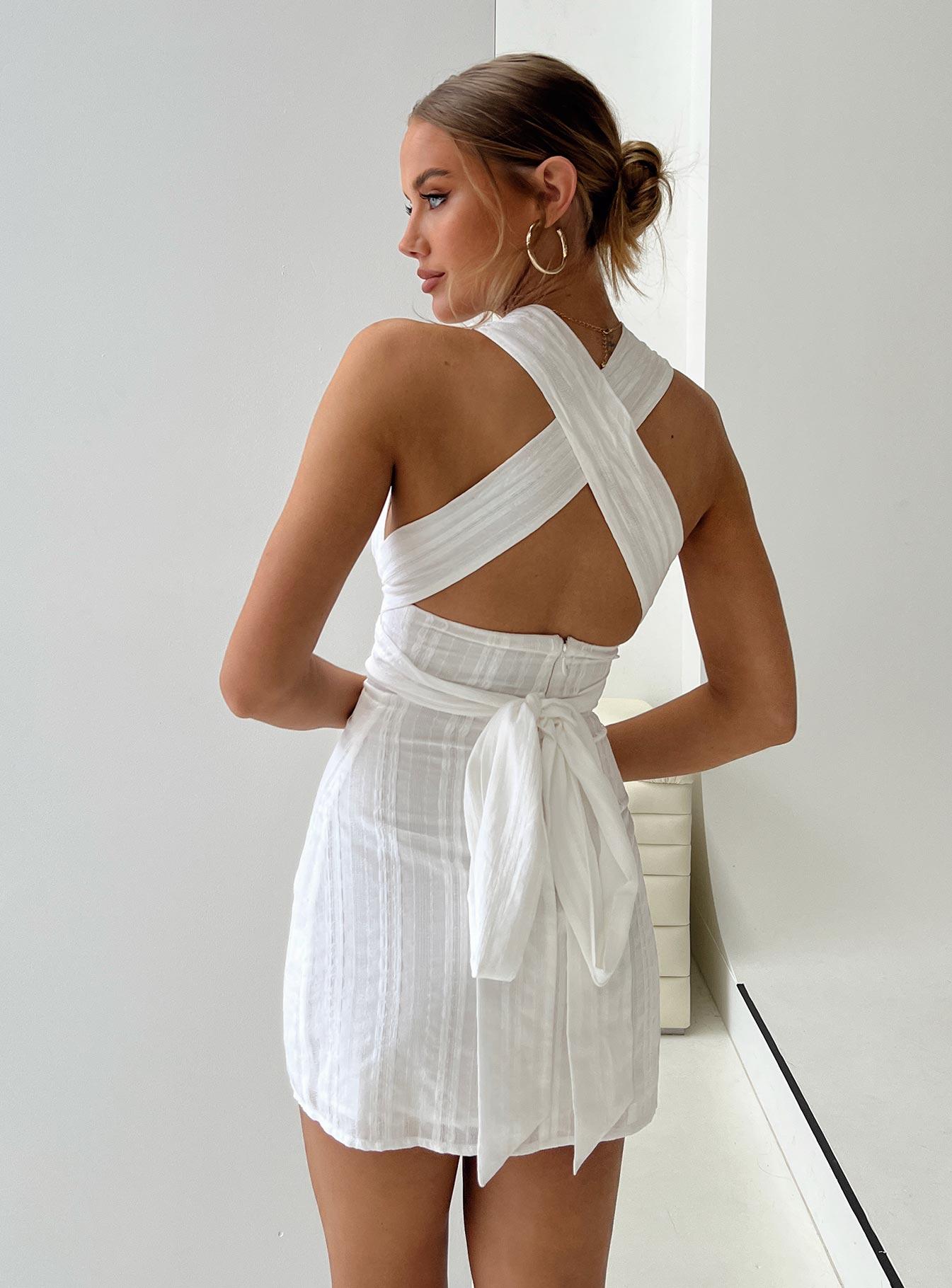 Alsace Mini Dress White Product Image