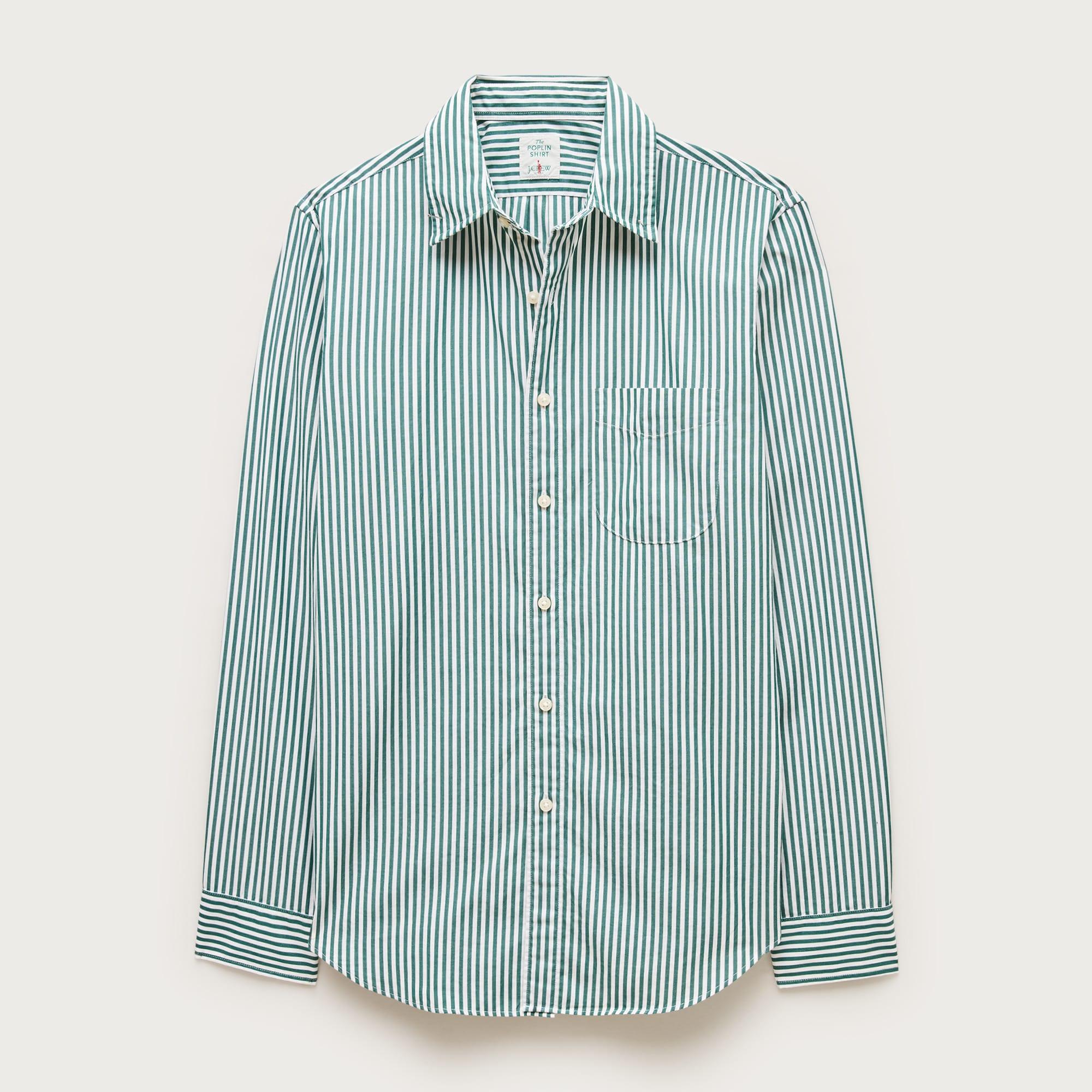 Poplin shirt with point collar Product Image